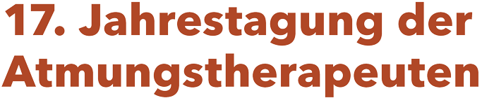 17. Jahrestagung der Atmungstherapeuten